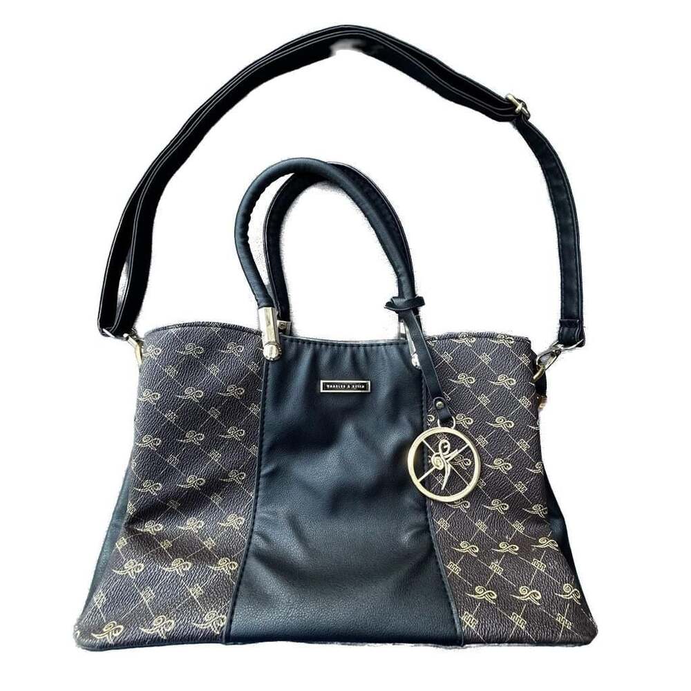 Charles & Ketth Handbag Shoulder Bag Purse With Removable Strap